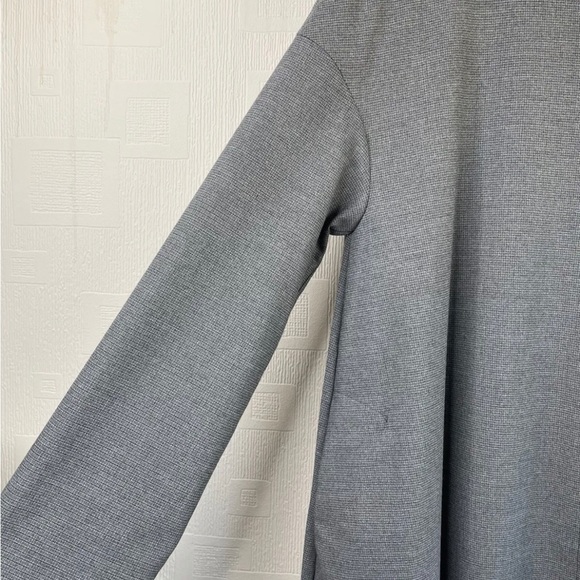 Oska Plisse Pleated Dress Oversized Lagenlook Shirt Dress Pockets Grey US0 UK8 - Picture 3 of 7